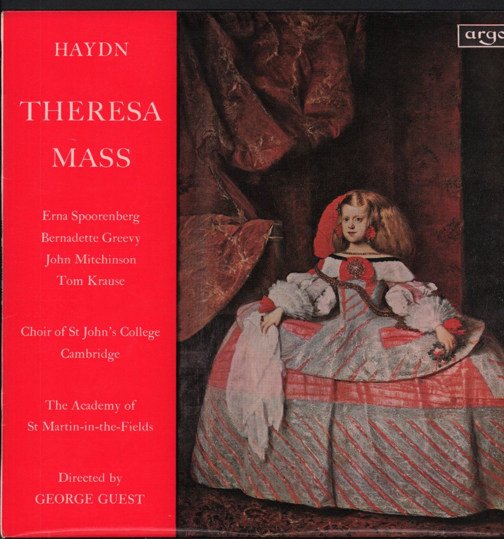 Erna Spoorenberg / Bernadette Greevy / John Mitchinson / Tom Krause / Academy Of St. Martin-in-the-Fields / George Guest - Haydn - Theresa Mass - Lp