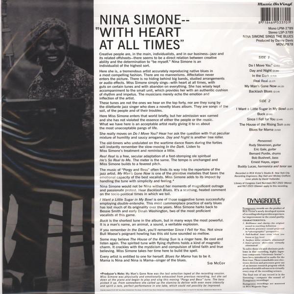 Nina Simone - Nina Simone Sings The Blues - Lp