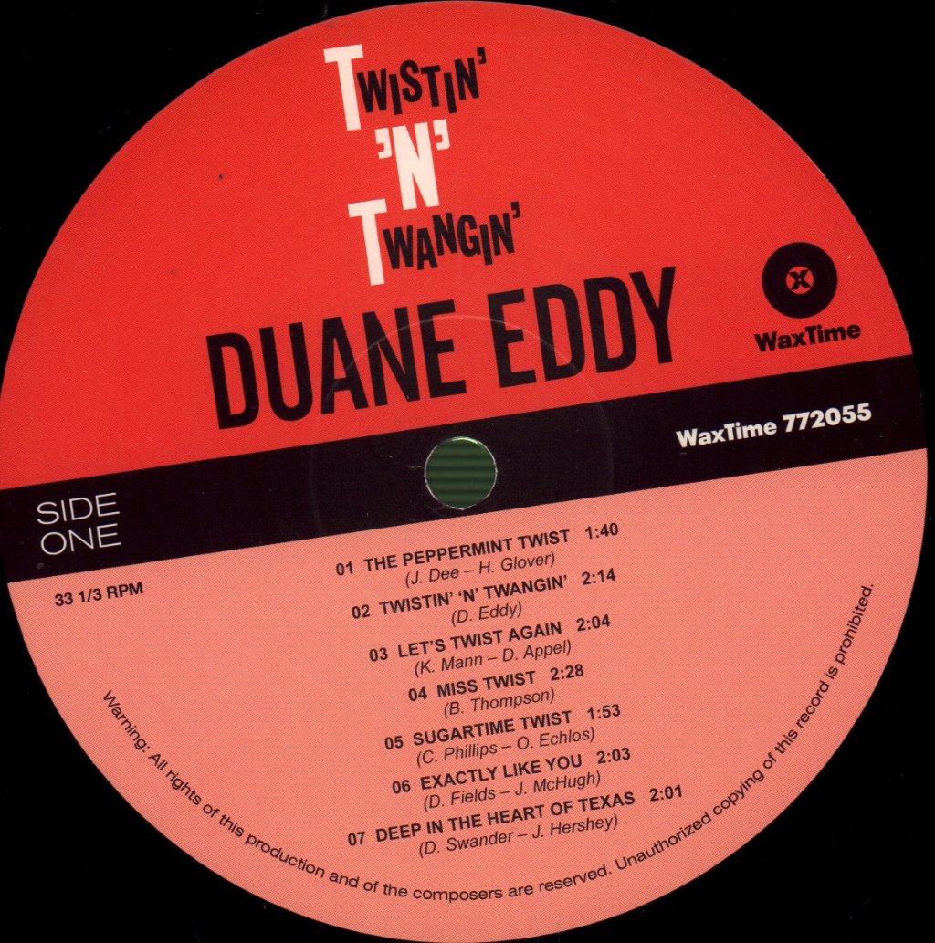 Duane Eddy - Twistin' 'N' Twangin' - Lp