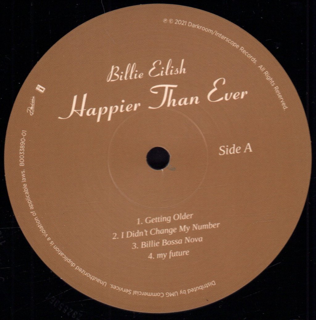 Billie Eilish - Happier Than Ever - Double Lp