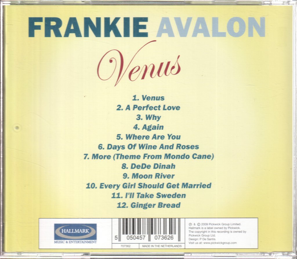 Frankie Avalon - Venus - Cd