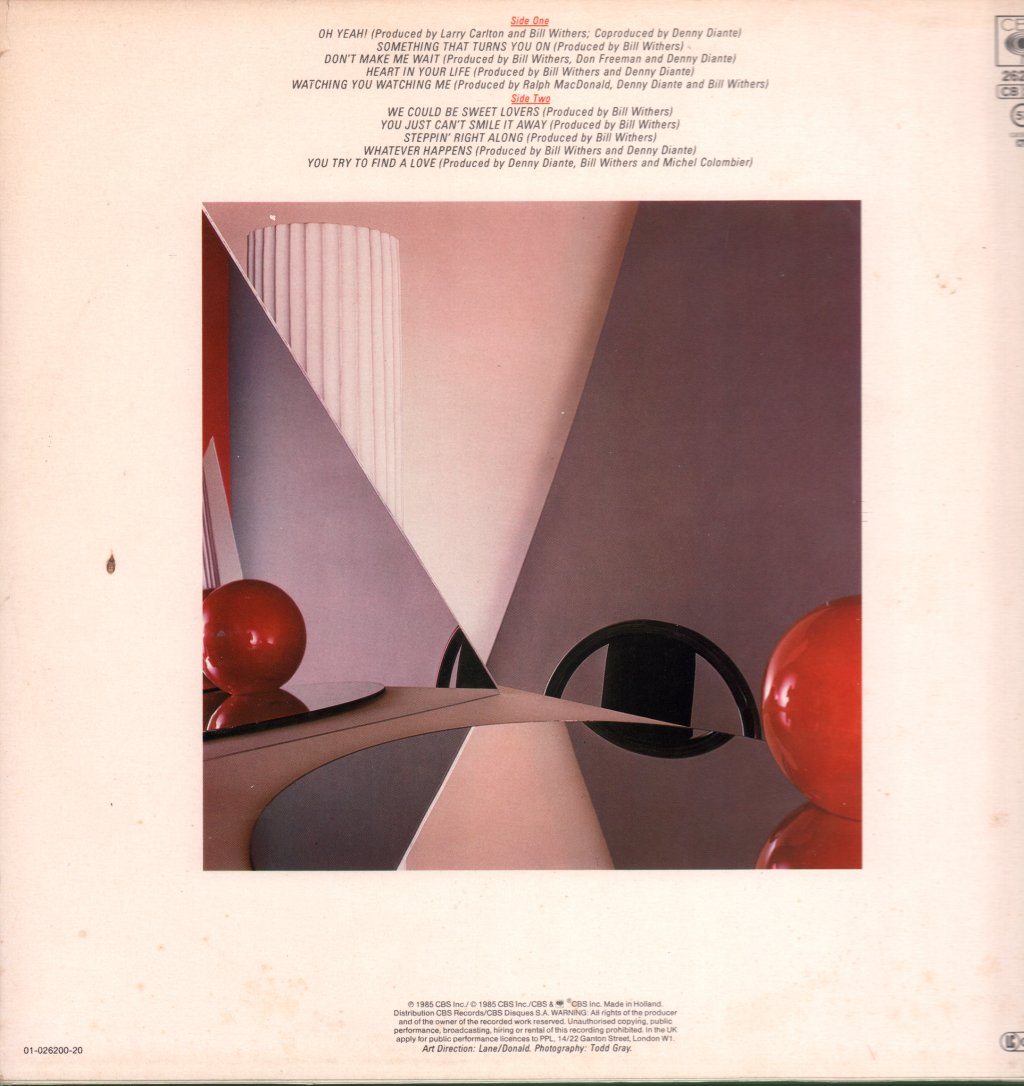 Bill Withers - Watching You Watching Me - Lp