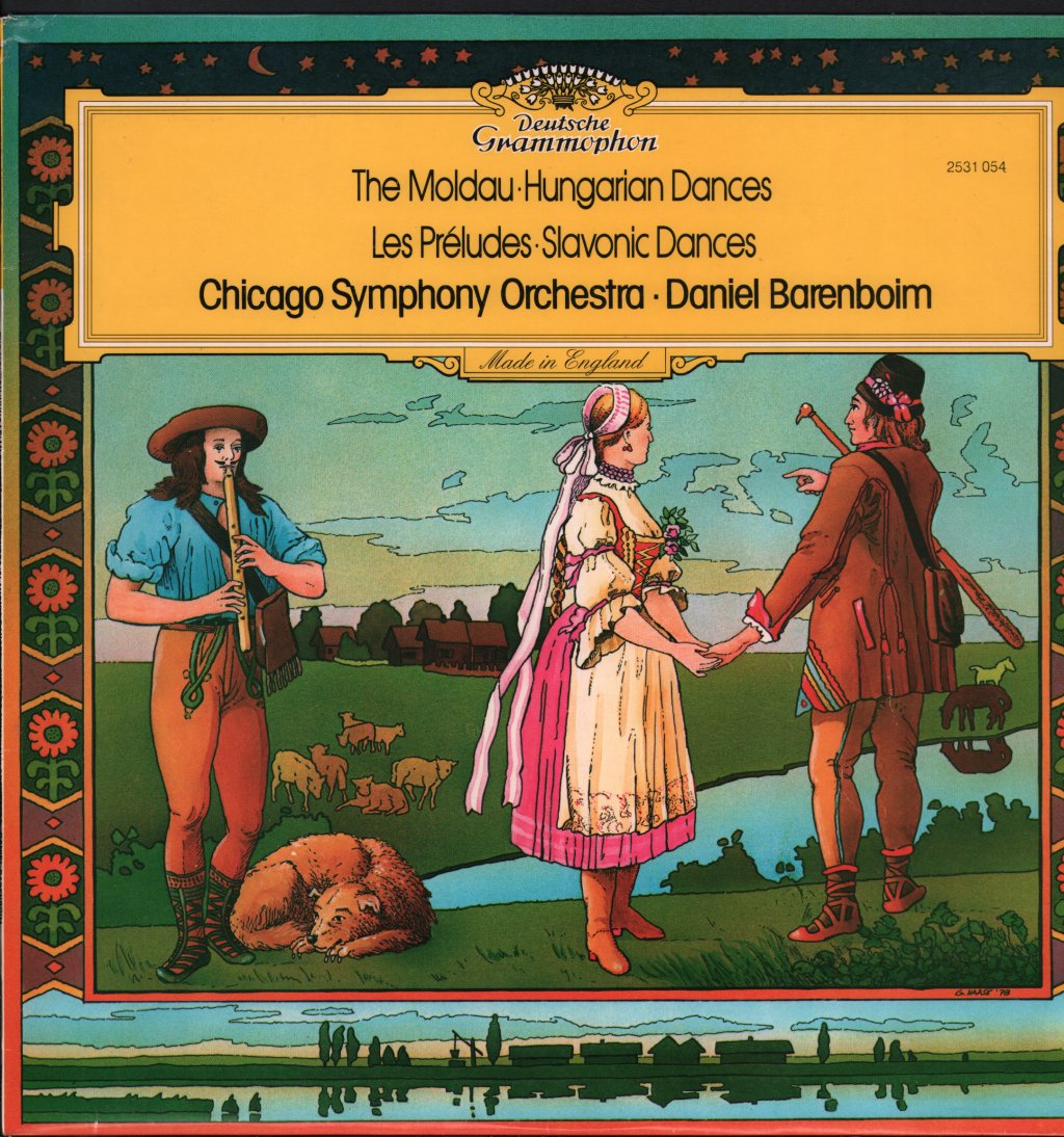 Daniel Barenboim / Chicago Symphony Orchestra - Moldau / Hungarian Dances / Les Préludes / Slavonic Dances - Lp