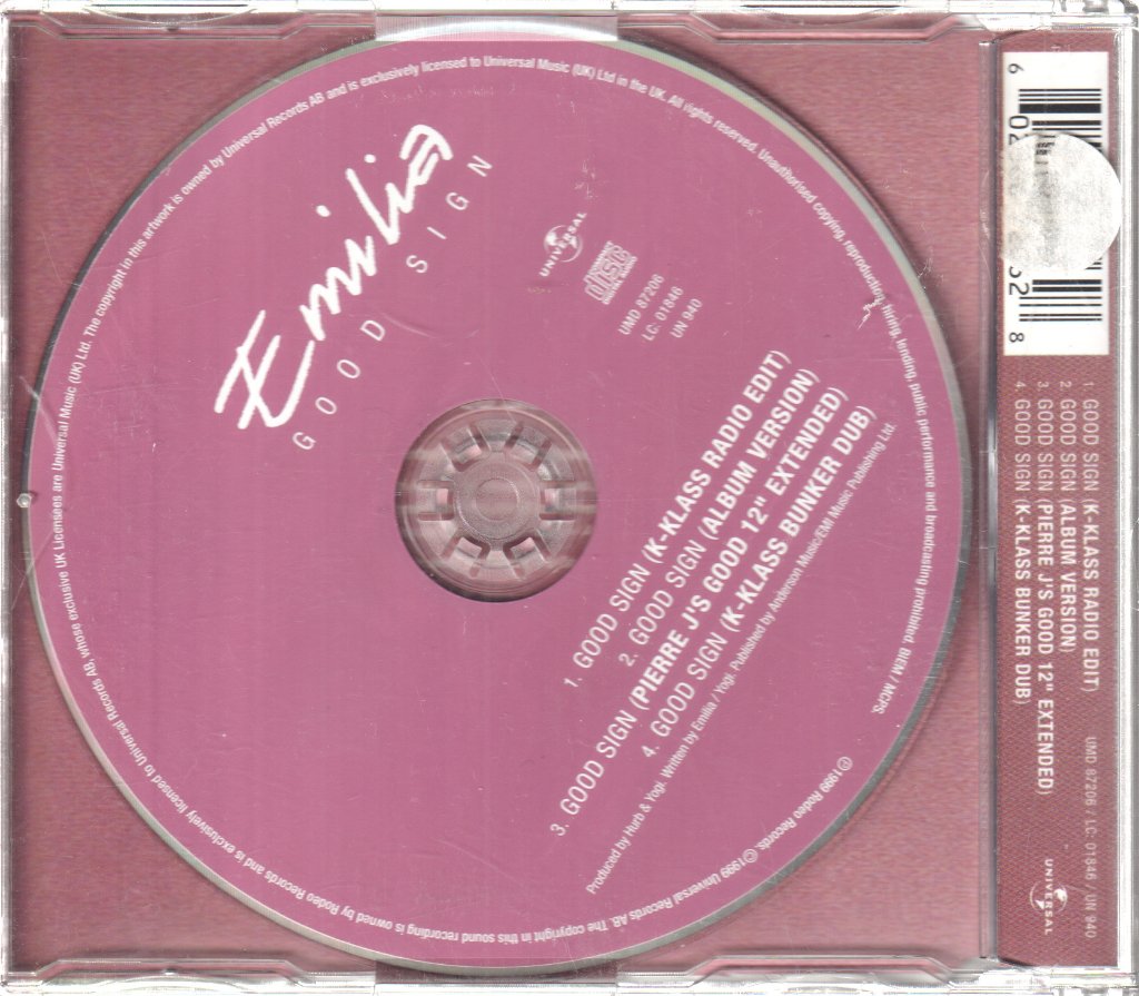 Emilia - Good Sign - Cd
