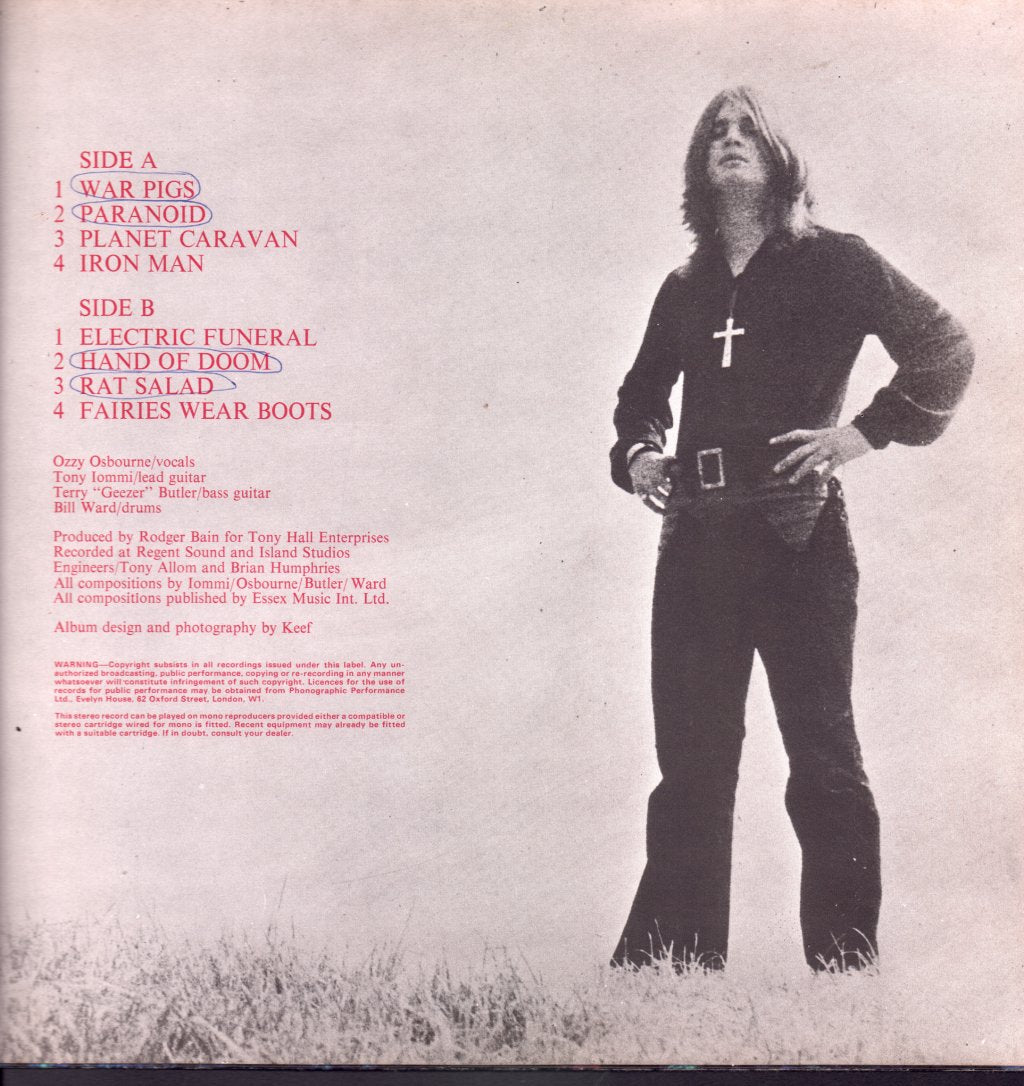Black Sabbath - Paranoid - Lp