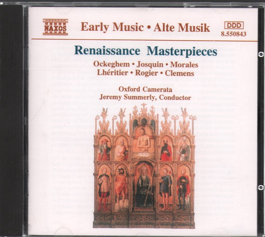 Oxford Camerata - Renaissance Masterpieces - Cd