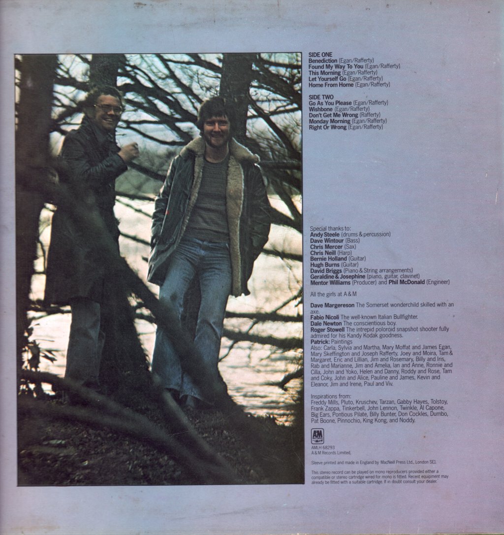 Stealers Wheel - Right Or Wrong - Lp