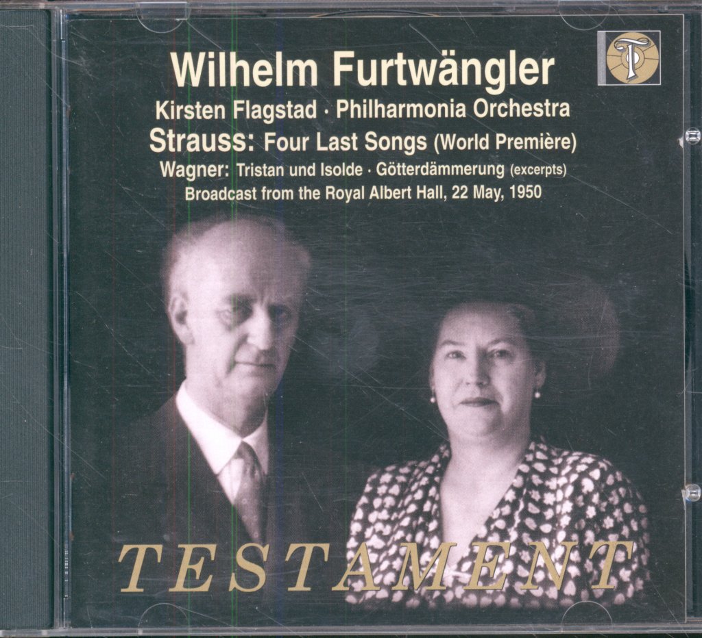 Wilhelm Furtwängler, Philharmonia Orchestra - Four Last Songs (World Première) / Tristan Und Isolde · Götterdämmerung (excerpts) - Cd