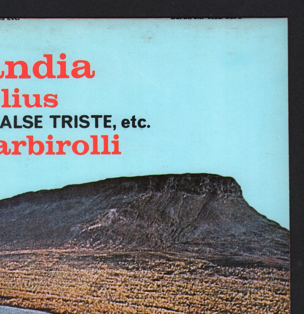 Sir John Barbirolli / Halle Orchestra - Sibelius - Finlandia - Lp