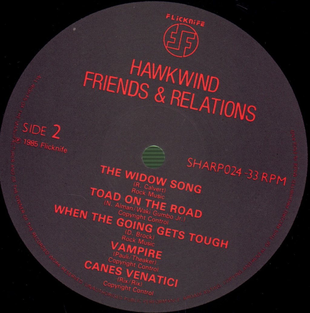 Hawkwind - Friends & Relations - Vol. 3 - Lp