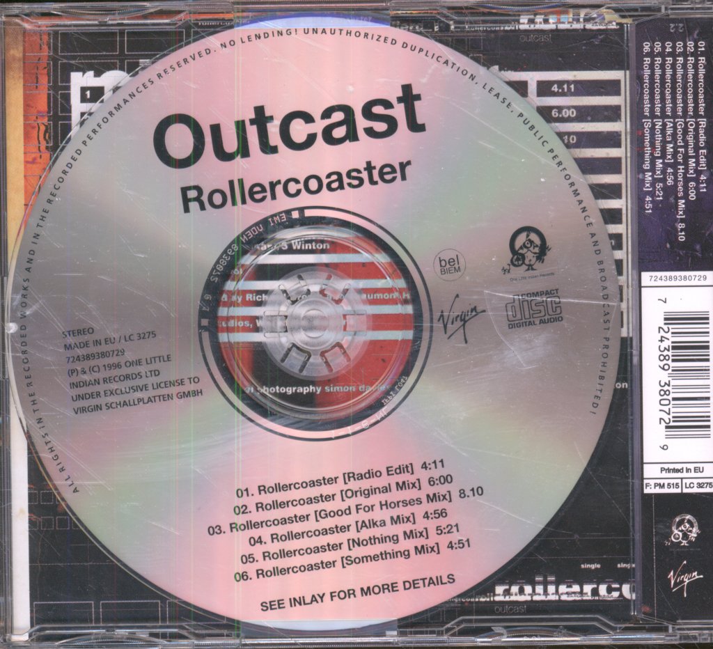 Outcast - Rollercoaster - Cd