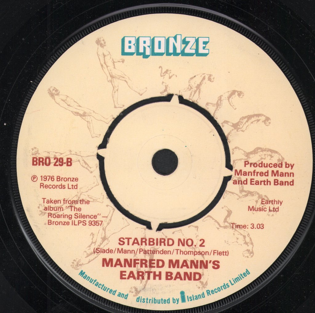 Manfred Mann's Earth Band - Blinded By The Light - 7 Inch