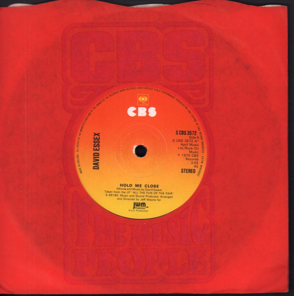 David Essex - Hold Me Close - 7 Inch