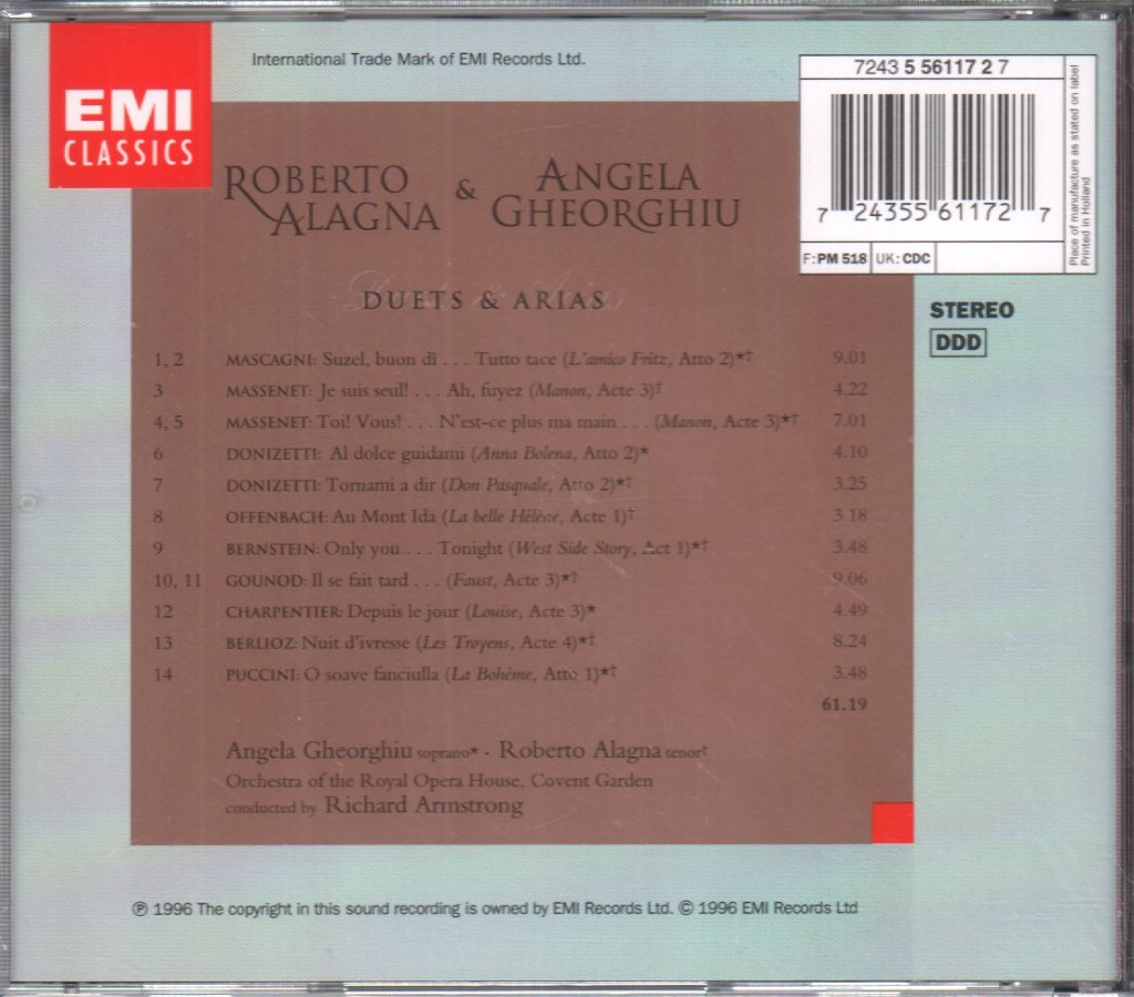 Angela Gheorghiu - Duets & Arias - Cd