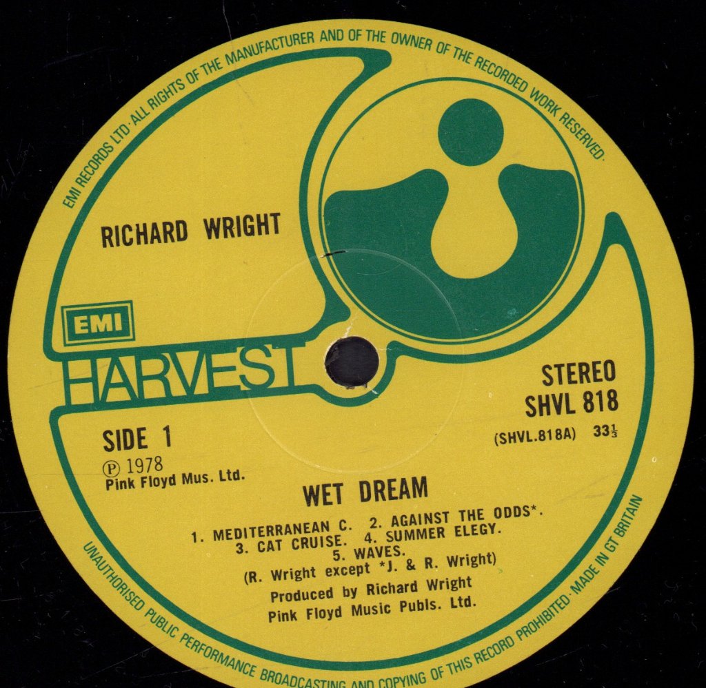 Richard Wright - Wet Dream - Lp
