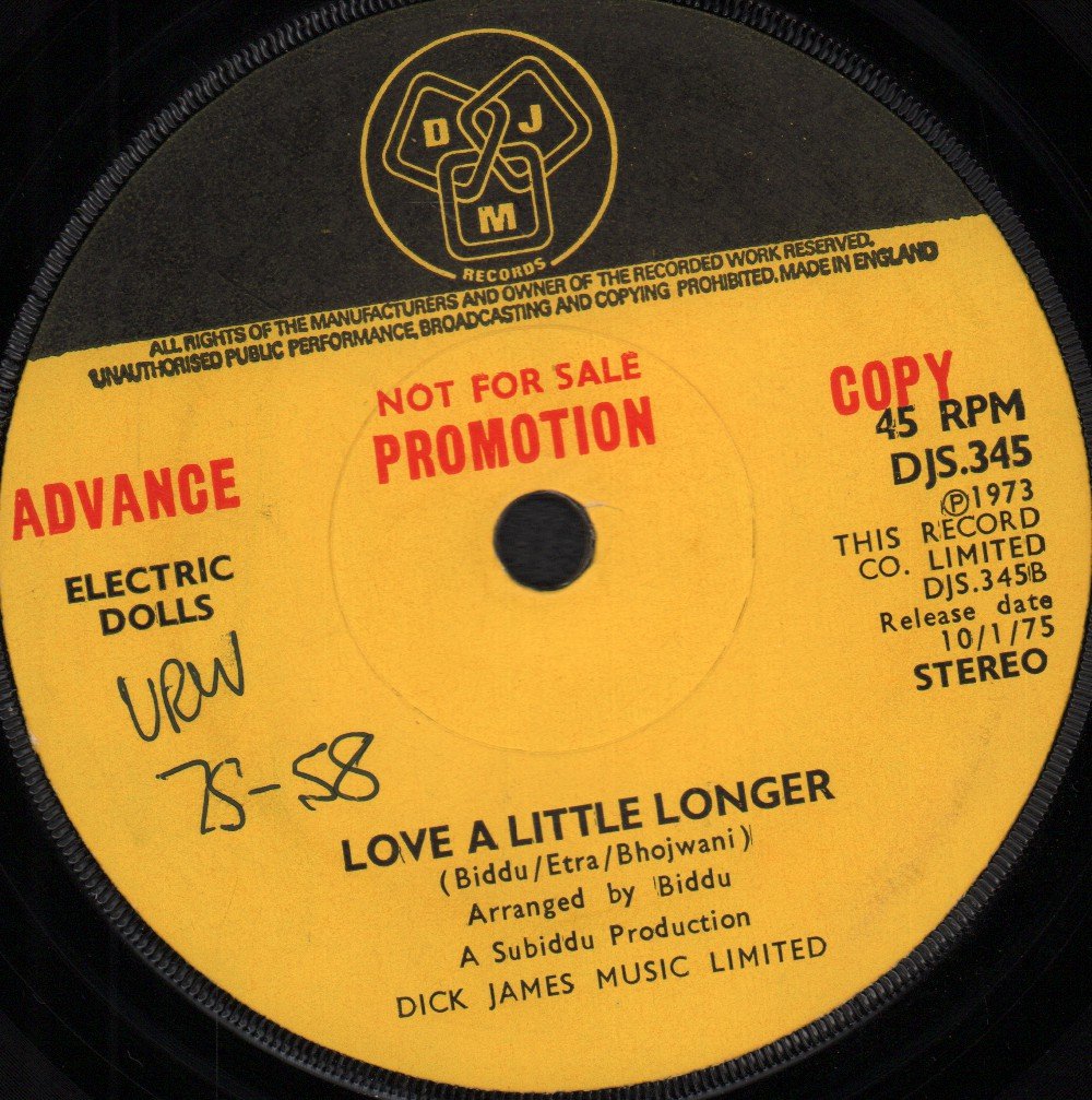 Electric Dolls - Dr. Love - 7 Inch
