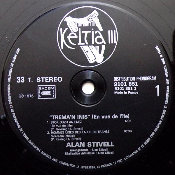 Alan Stivell - Trema'n Inis (Vers L'ile) - Lp