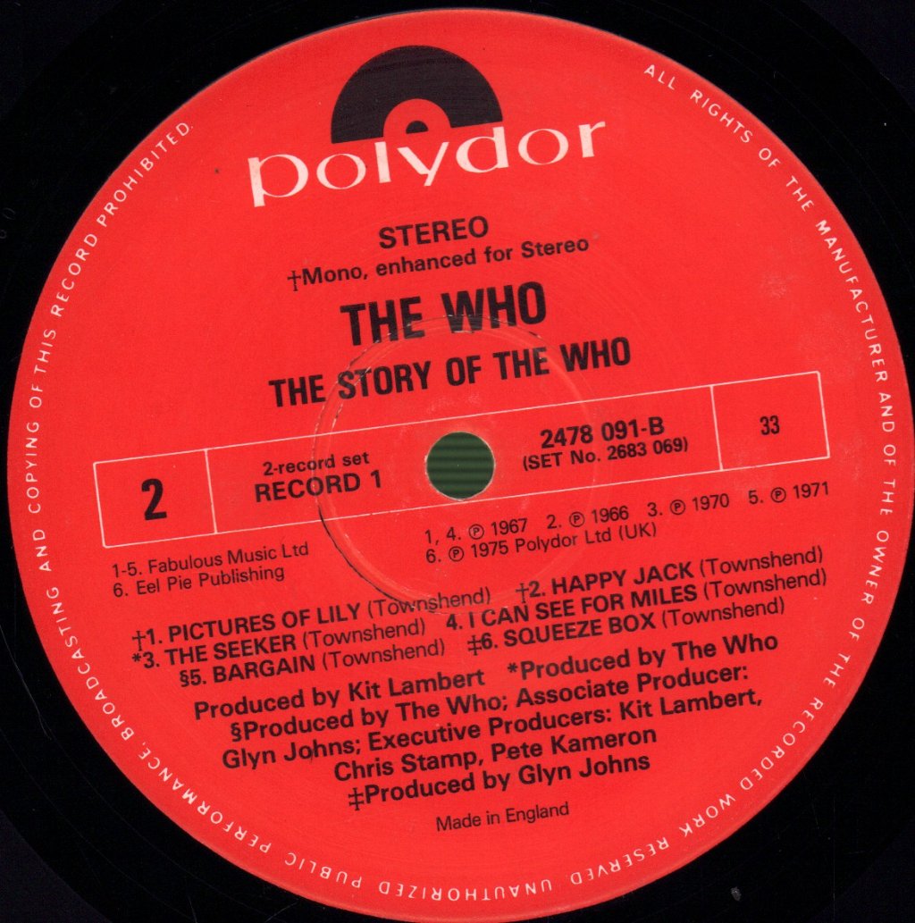 Who - Story Of - Double Lp