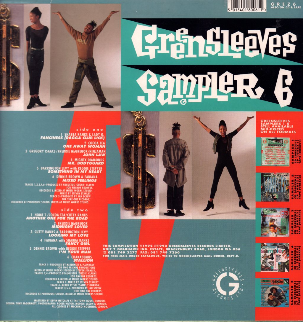 Various Artists - Greensleeves Sampler 6 - Lp