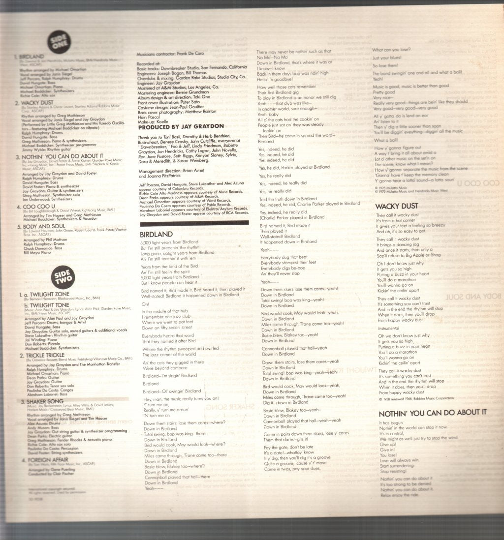 Manhattan Transfer - Extensions - Lp