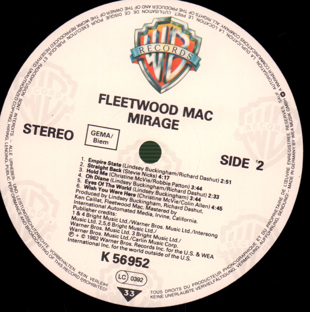 Fleetwood Mac - Mirage - Lp