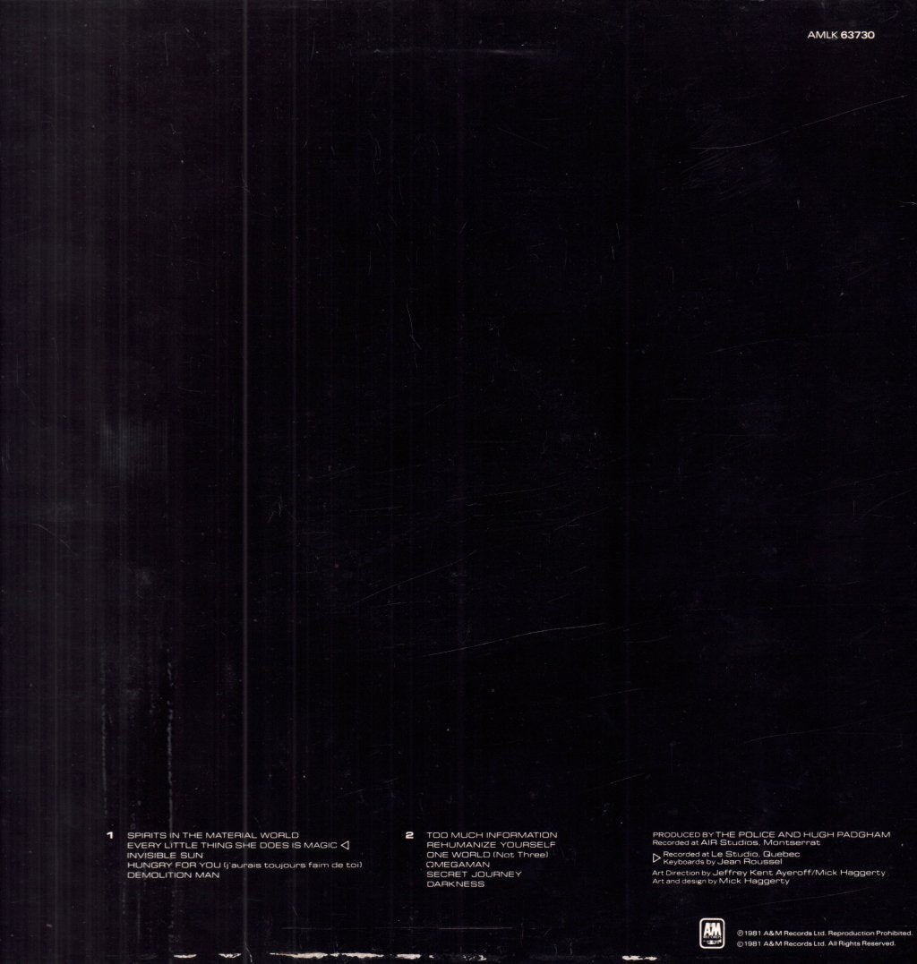 Police - Ghost In The Machine - Lp