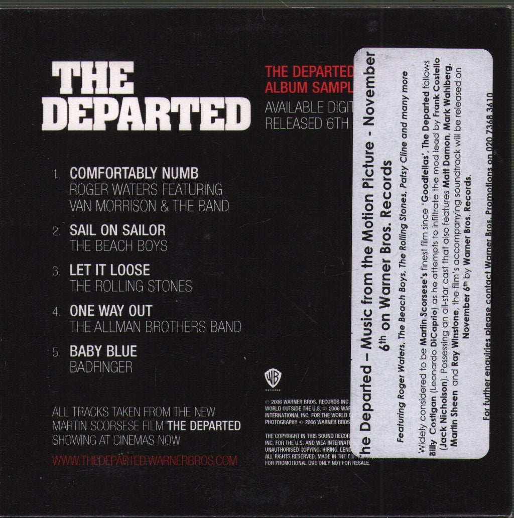 Various Artists - Departed - Album Sampler - Cdr