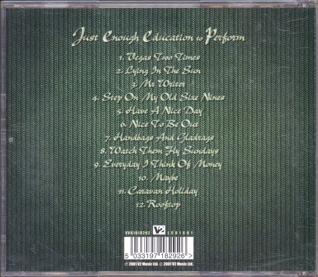 Stereophonics - Just Enough Education To Perform - Cd