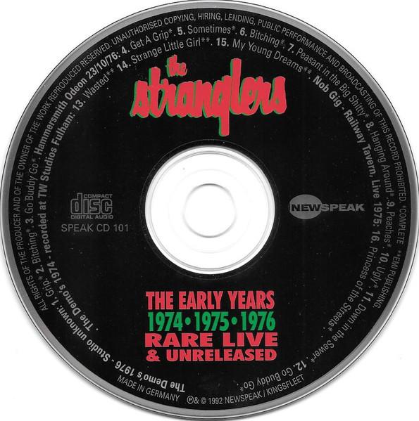 Stranglers - Early Years '74 '75 '76 - Rare Live & Unreleased - Cd