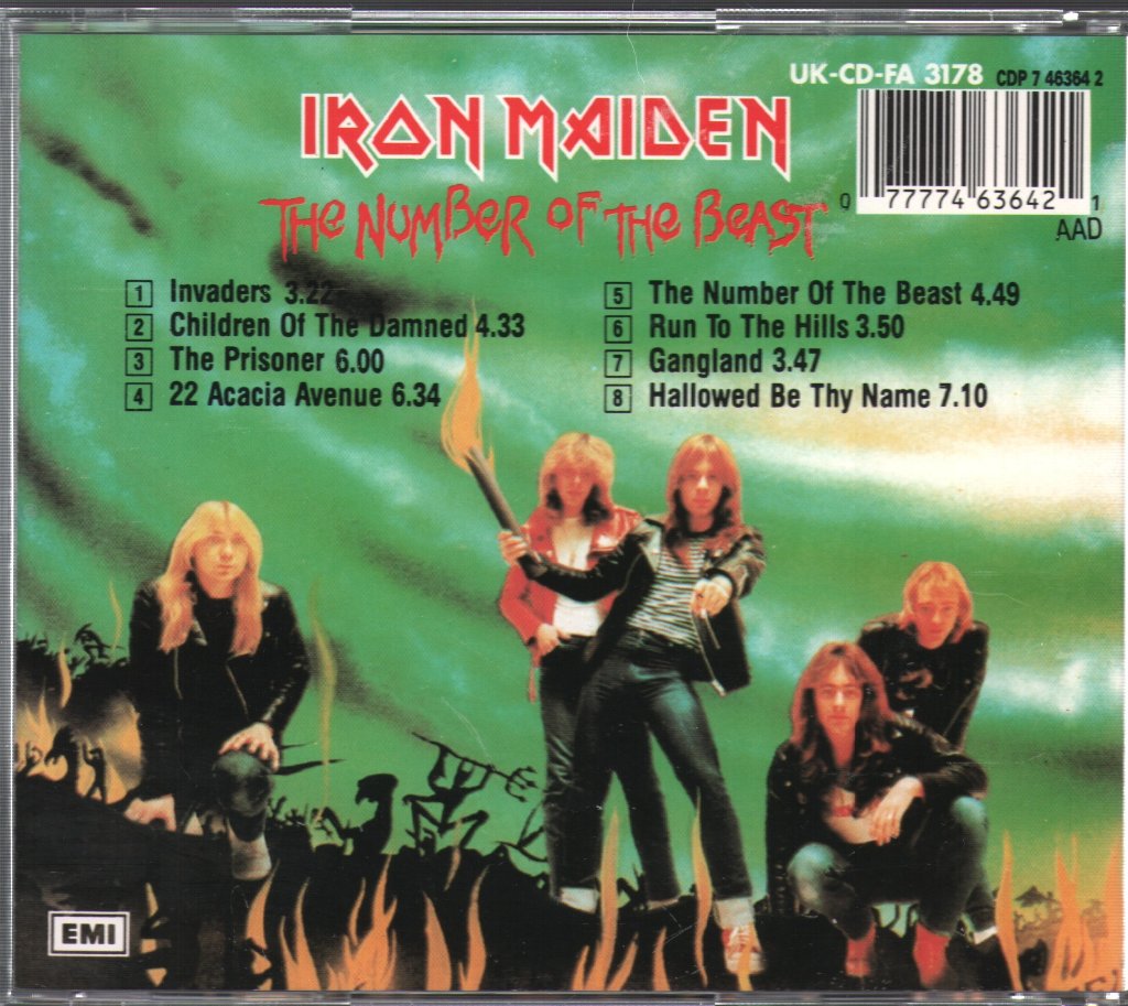 Iron Maiden - Number Of The Beast - Cd