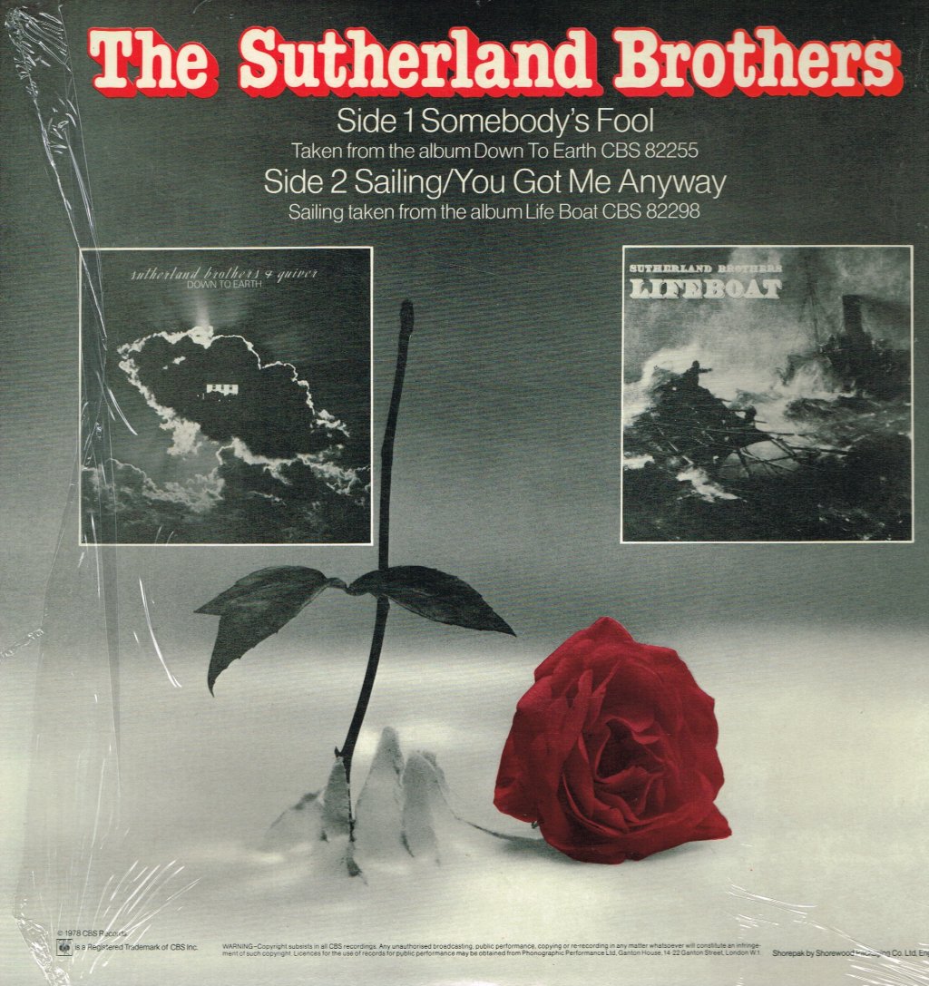 Sutherland Brothers - Somebody's Fool - 12 Inch