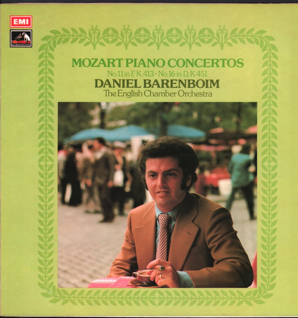 Daniel Barenboim / English Chamber Orchestra - Mozart - Piano Concertos No. 11 In F, K.413 / No. 16 In D, K.451 - Lp