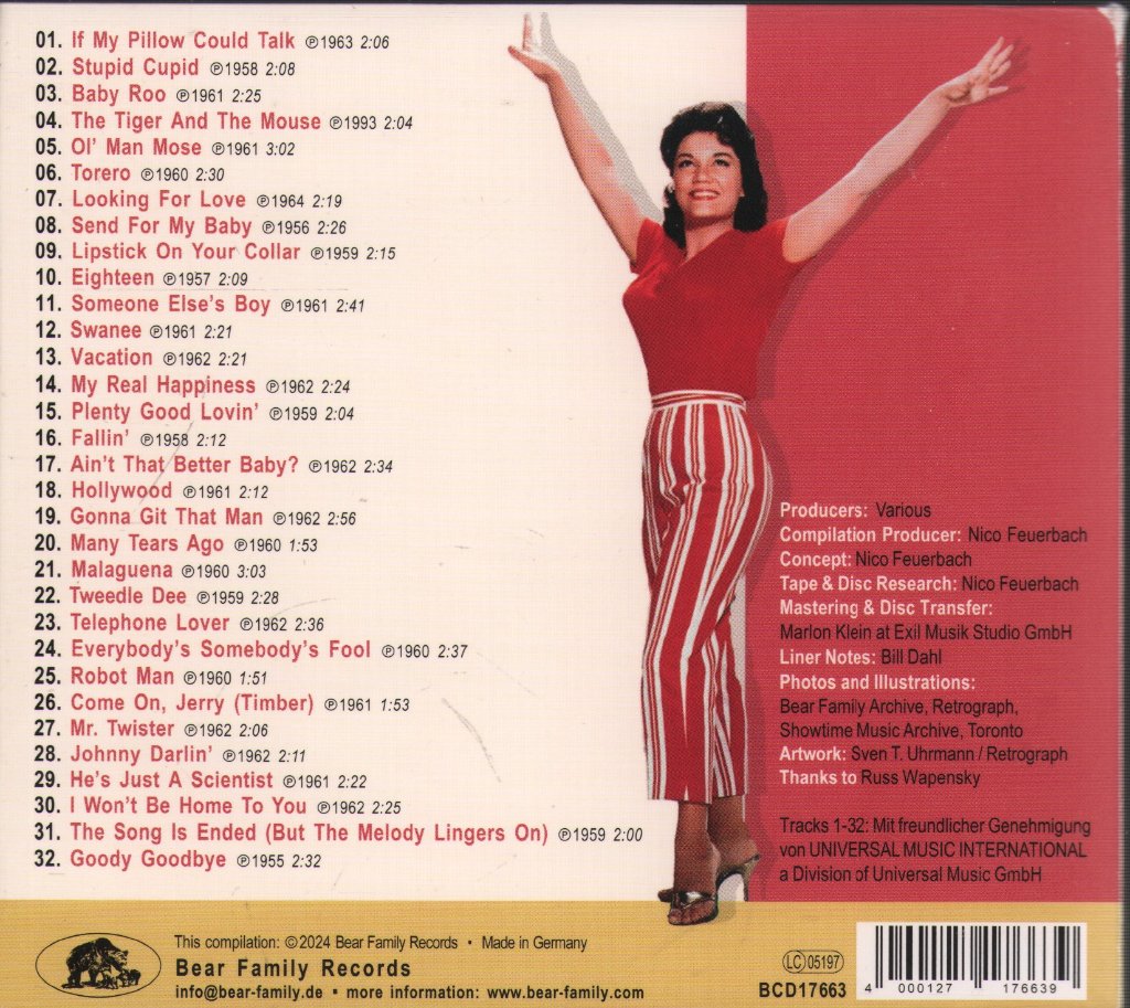 Connie Francis - On The Dancefloor With Connie Francis - Cd