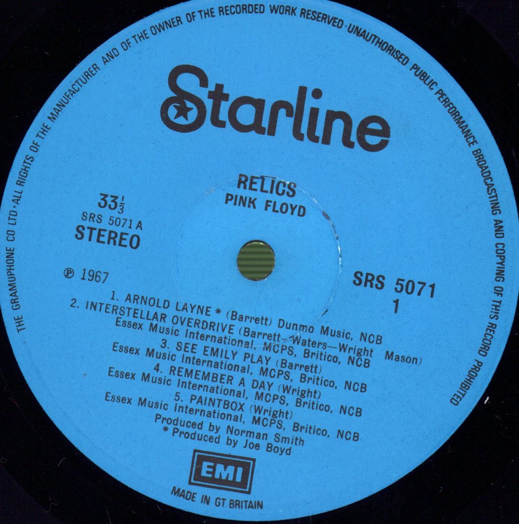 Pink Floyd - Relics - Lp