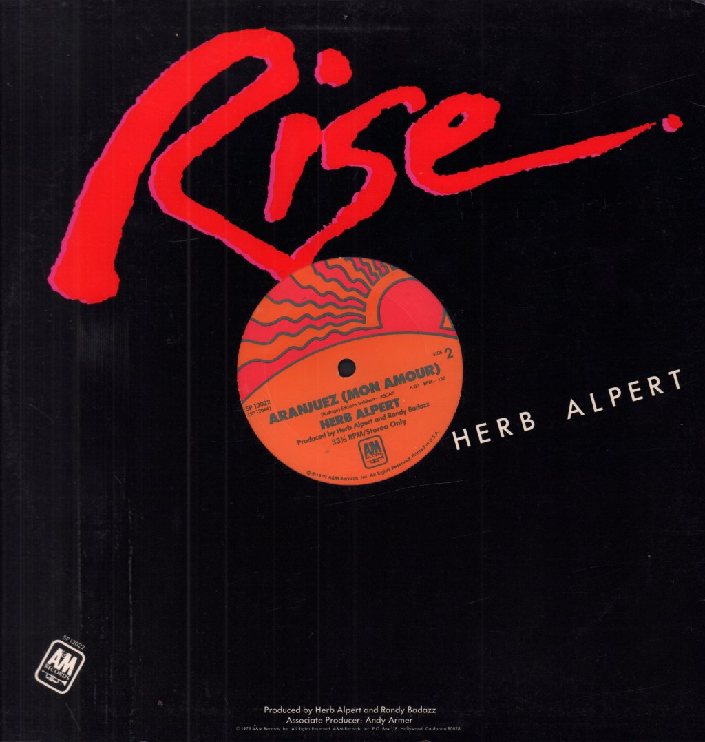 Herb Alpert - Rise - 12 Inch