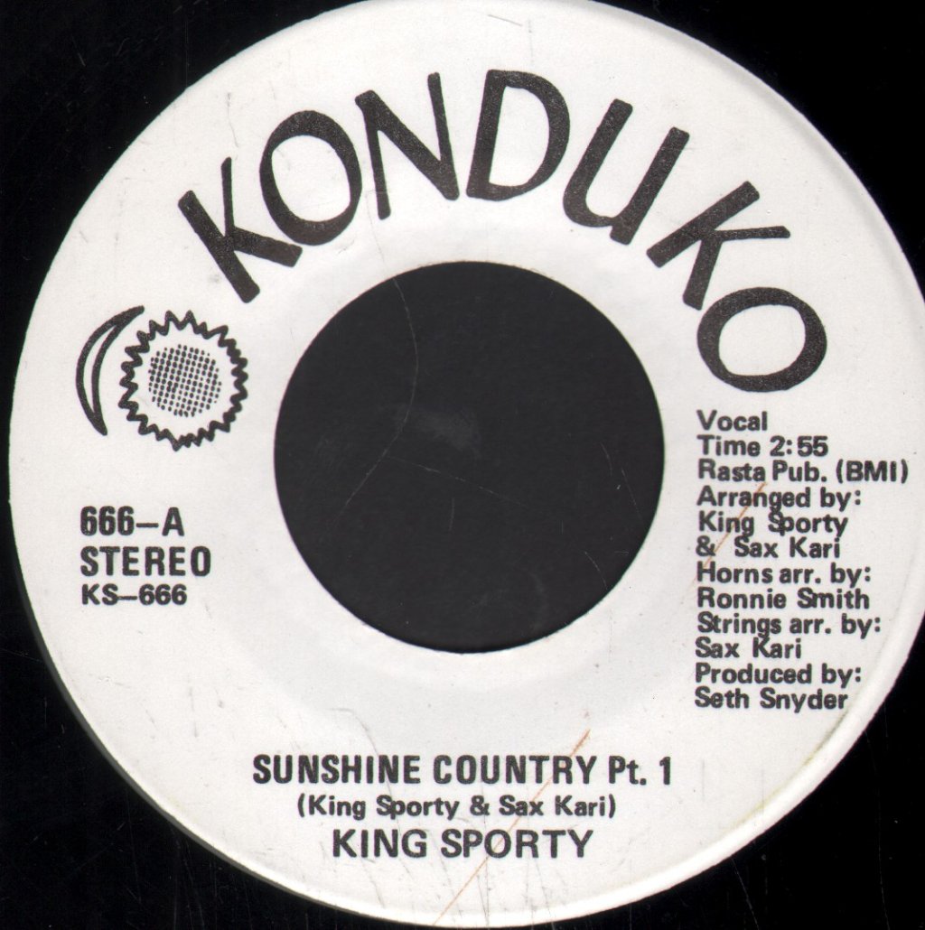King Sporty - Sunshine Country Pt.1 - 7 Inch
