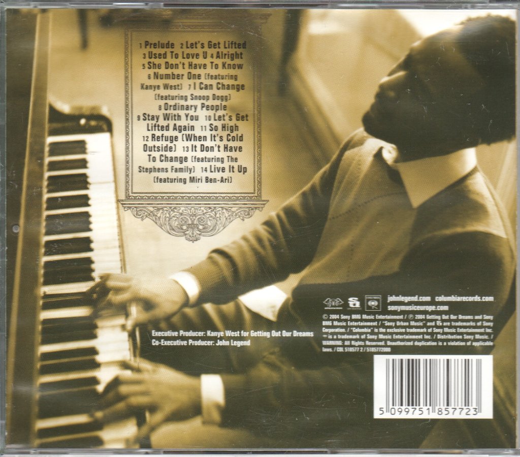 John Legend - Get Lifted - Cd