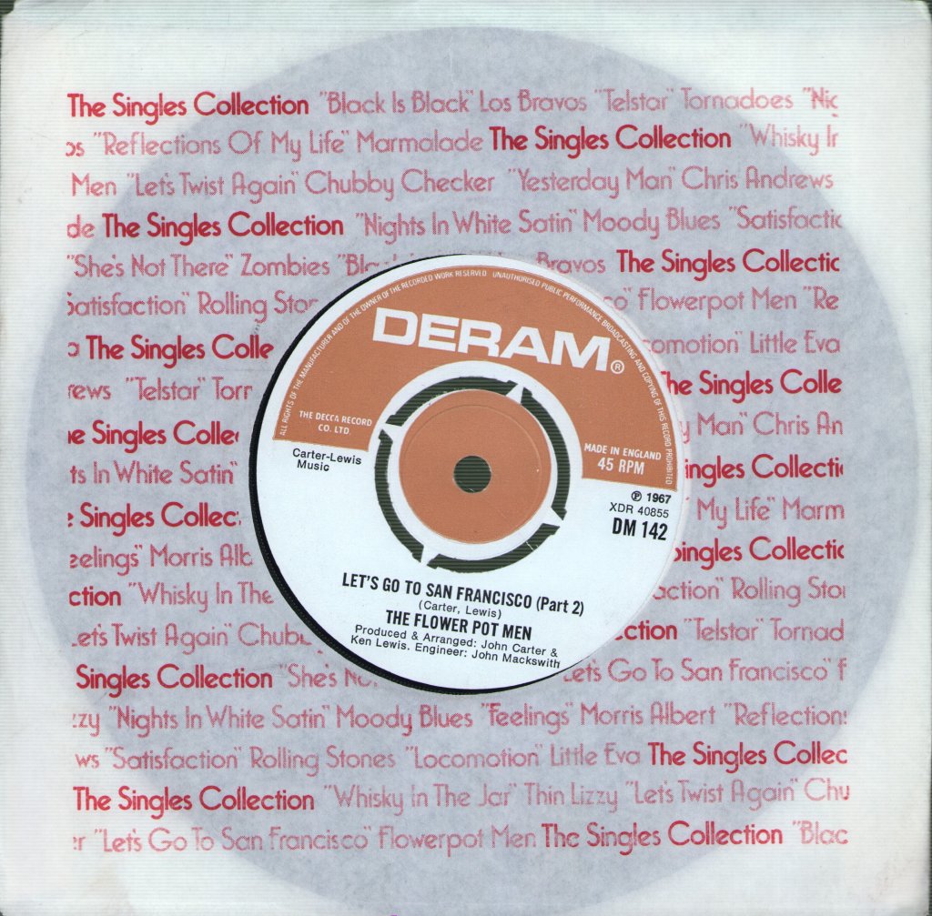 Flower Pot Men (60'S Group) - Let's Go To San Francisco - 7 Inch