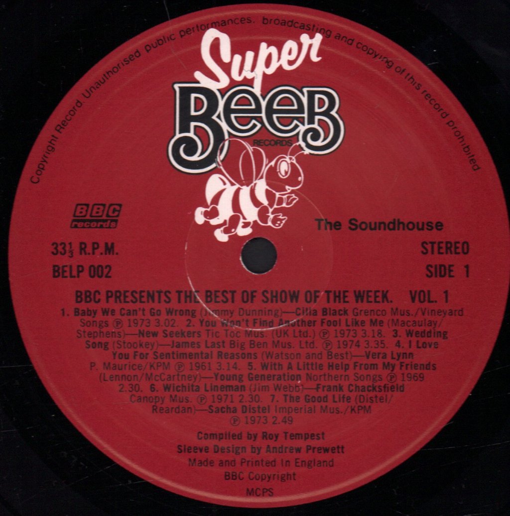 Various Artists - BBC Presents The Best Of... Show Of The Week Vol. 1 - Lp
