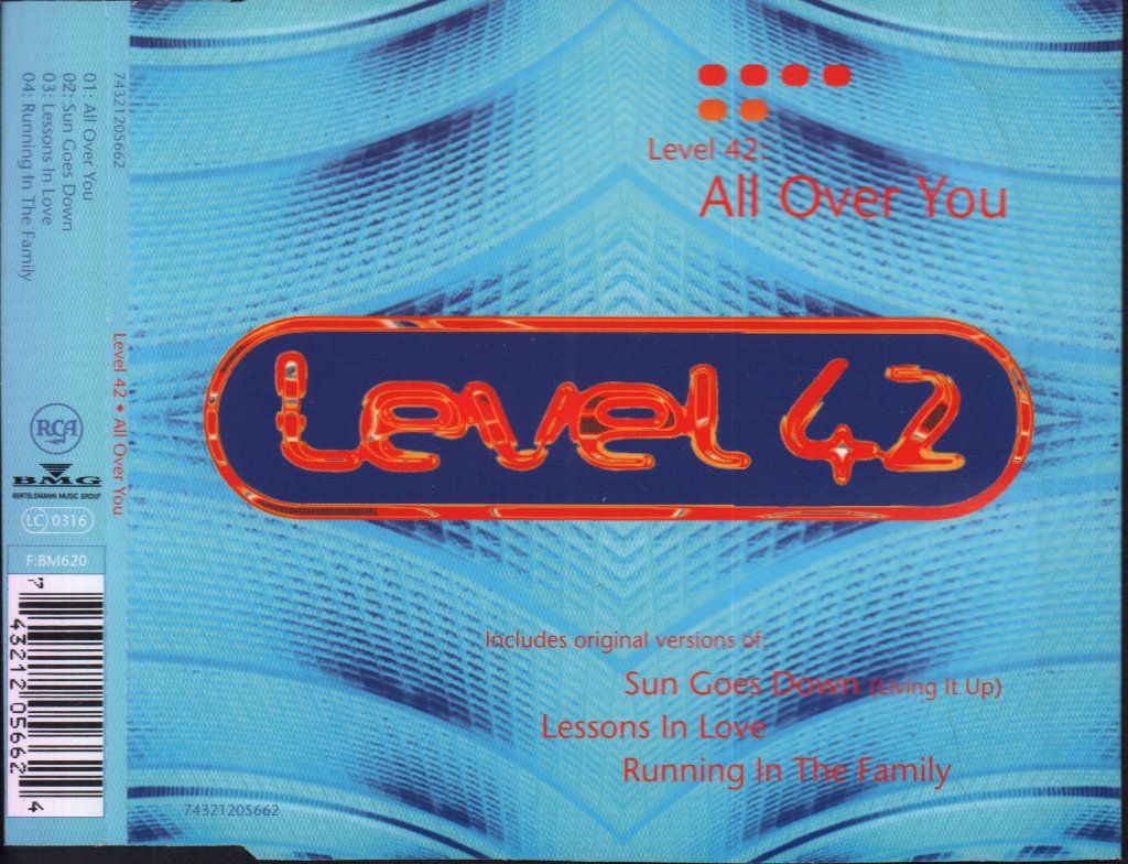 Level 42 - All Over You - Cd