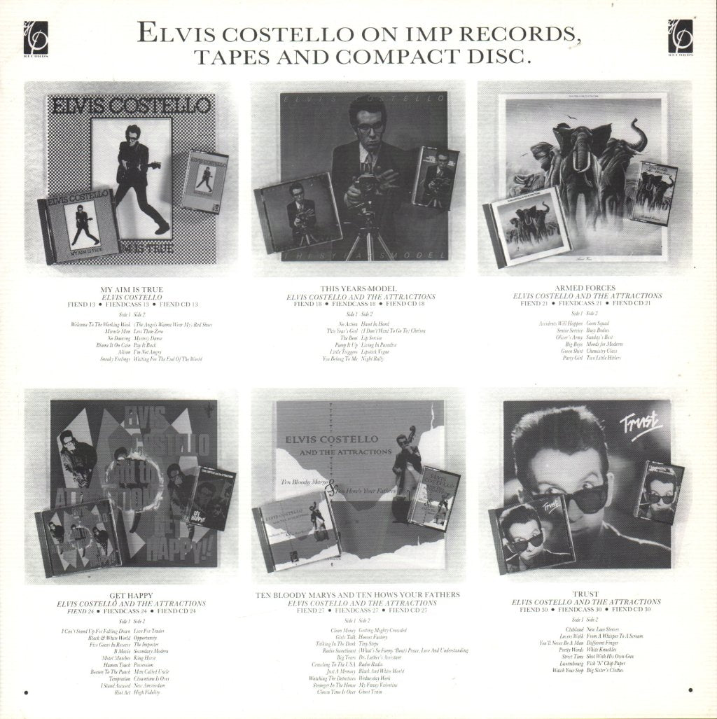 Elvis Costello And The Attractions - Blood & Chocolate - Lp