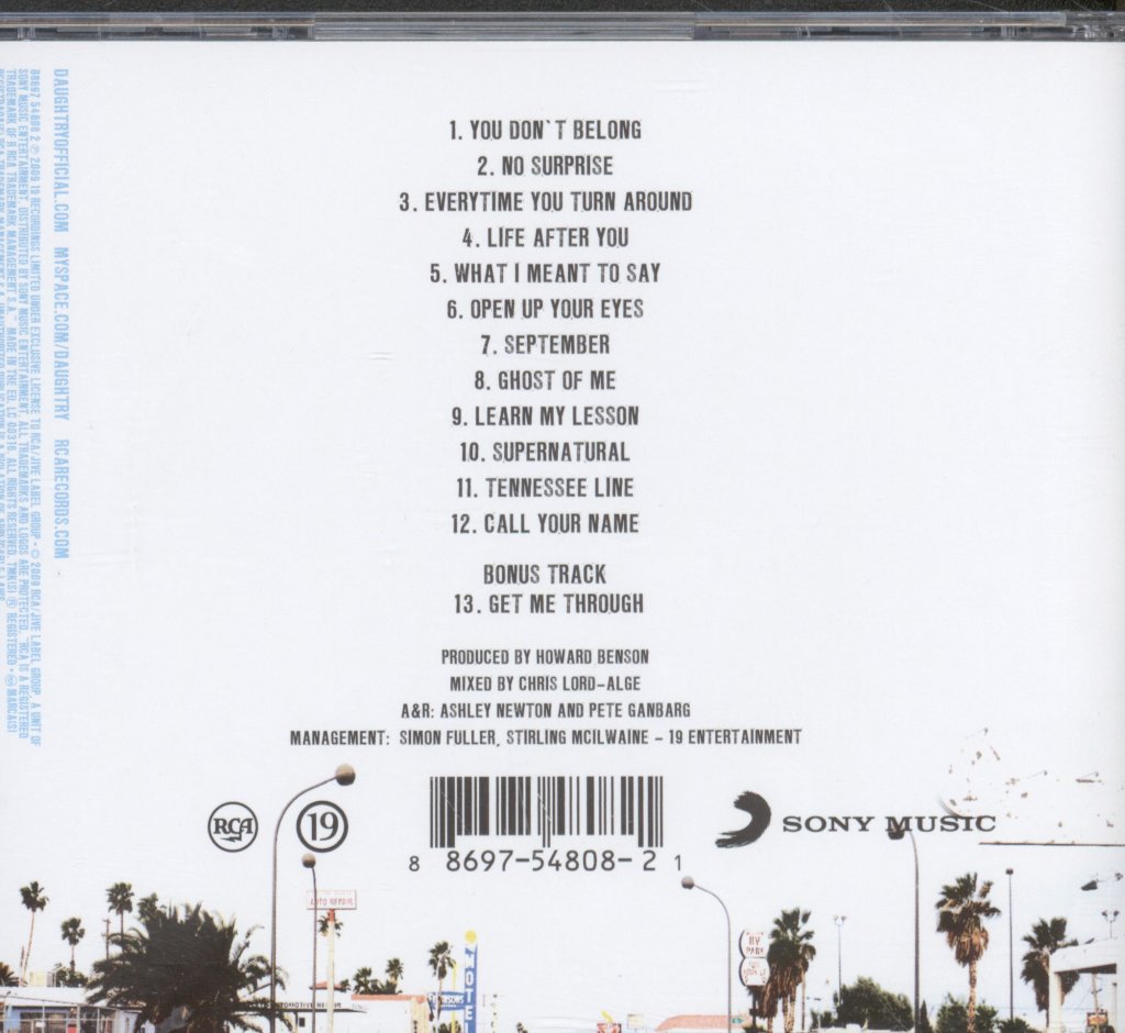 Daughtry - Leave This Town - Cd