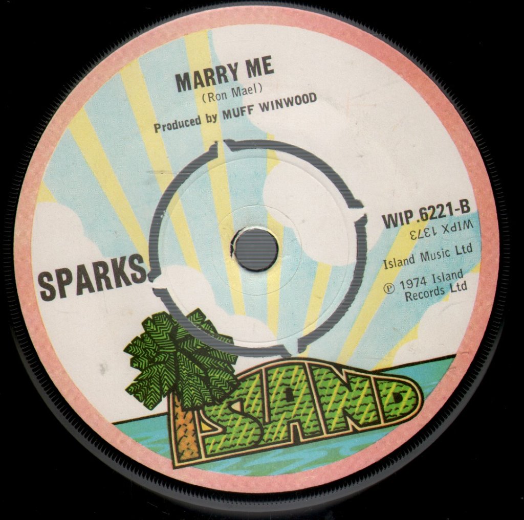 Sparks - Something For The Girl With Everything - 7 Inch