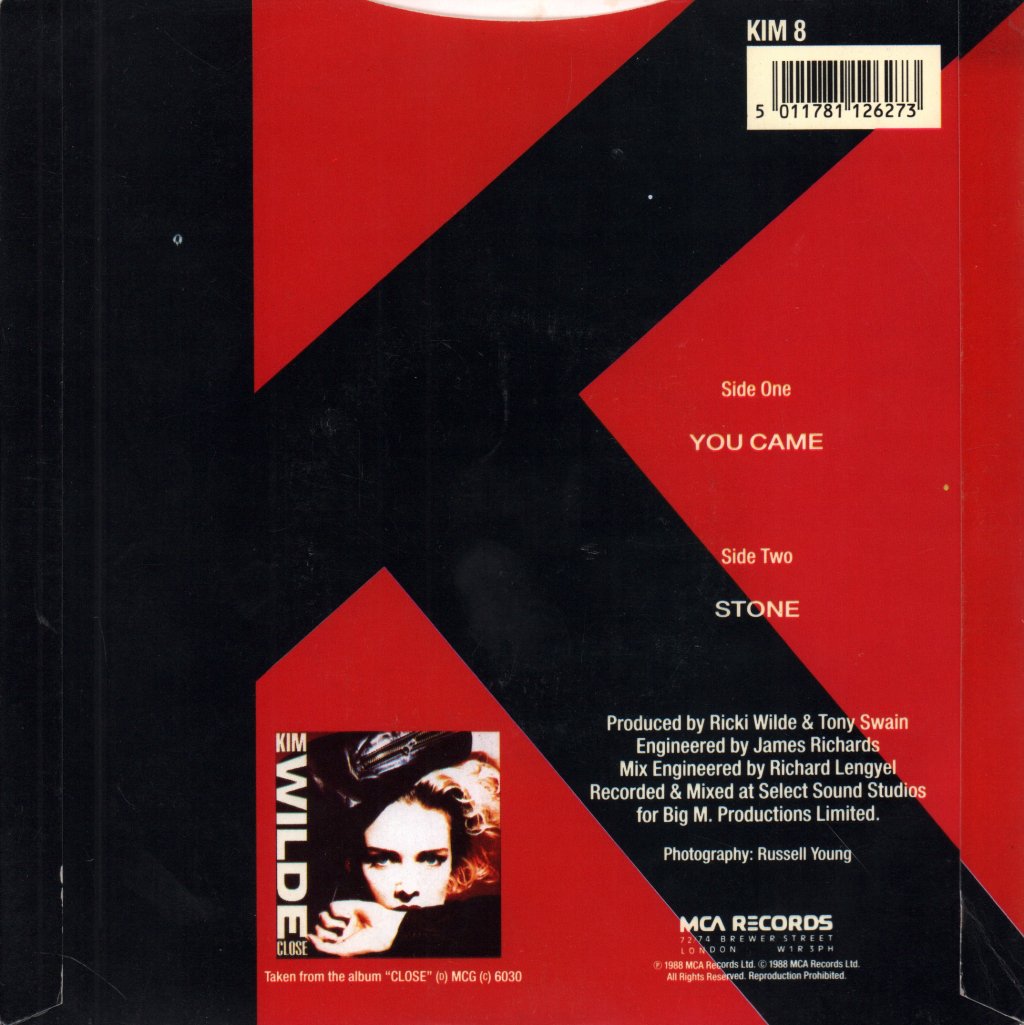 Kim Wilde - You Came - 7 Inch