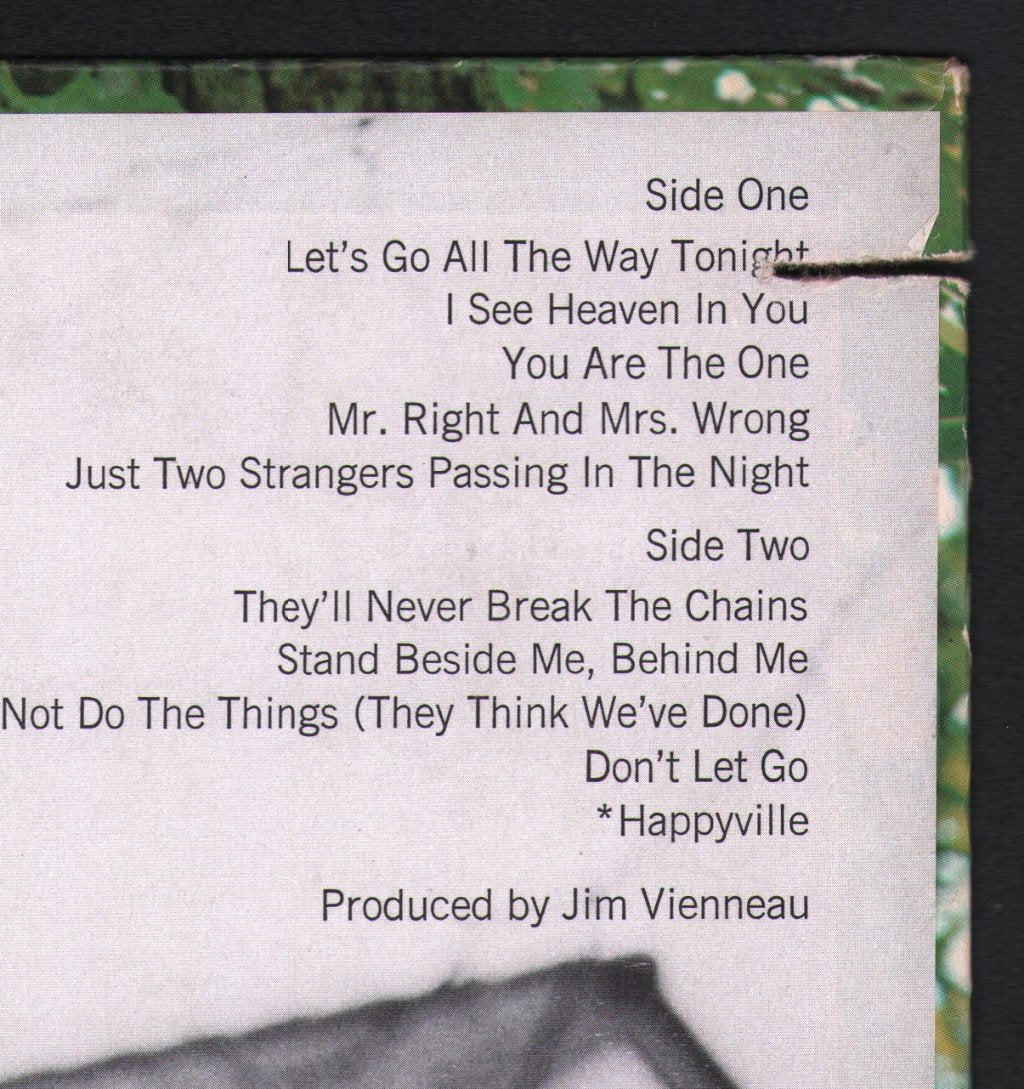 Mel Tillis & Sherry Bryce With The The Statesiders - Let's Go All The Way Tonight - Lp