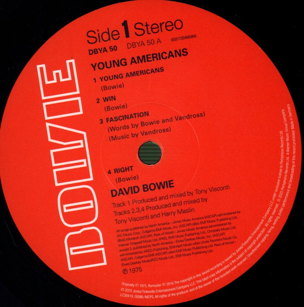 David Bowie - Young Americans - Lp