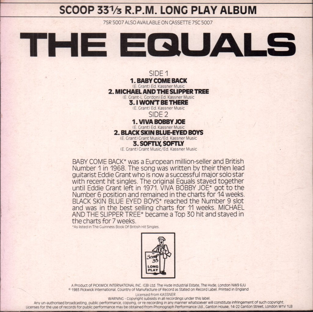 Equals - Equals - 7 Inch