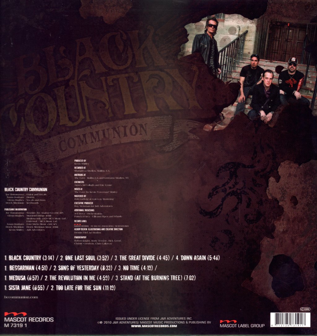 Black Country Communion - Black Country Communion - Double Lp