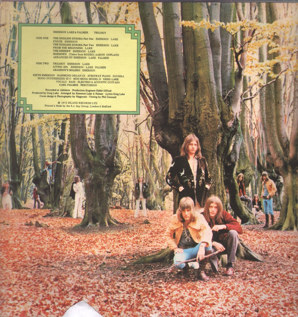 Emerson Lake And Palmer - Trilogy - Lp