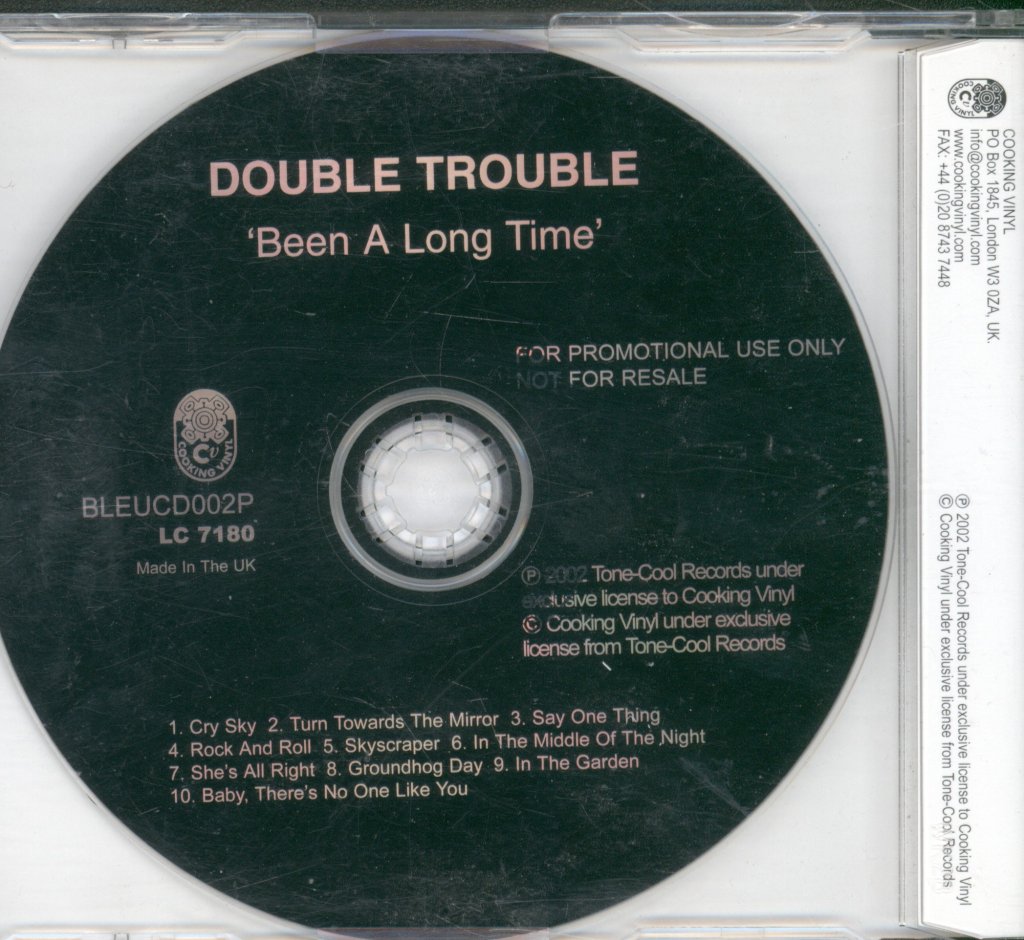 Double Trouble - Been A Long Time - Cd